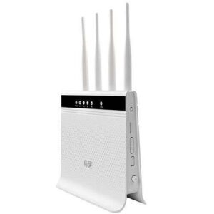 Desktop White 4 Antenna High Speed Wireless Router