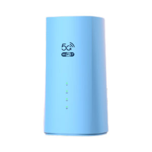 Light Blue Cylindrical 5G Smart Home Gateway Router