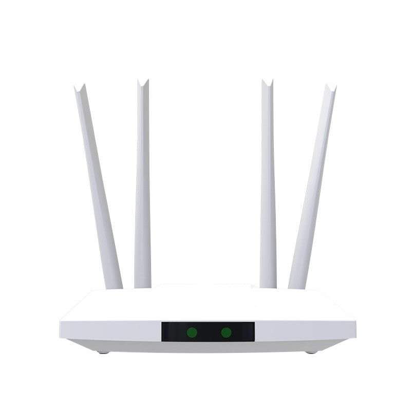 Ultra Slim White Quad Antenna Gigabit Smart Router