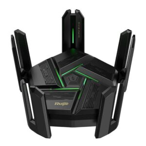 Hexagonal Spider Gaming Router with 6 High Performance Antennas